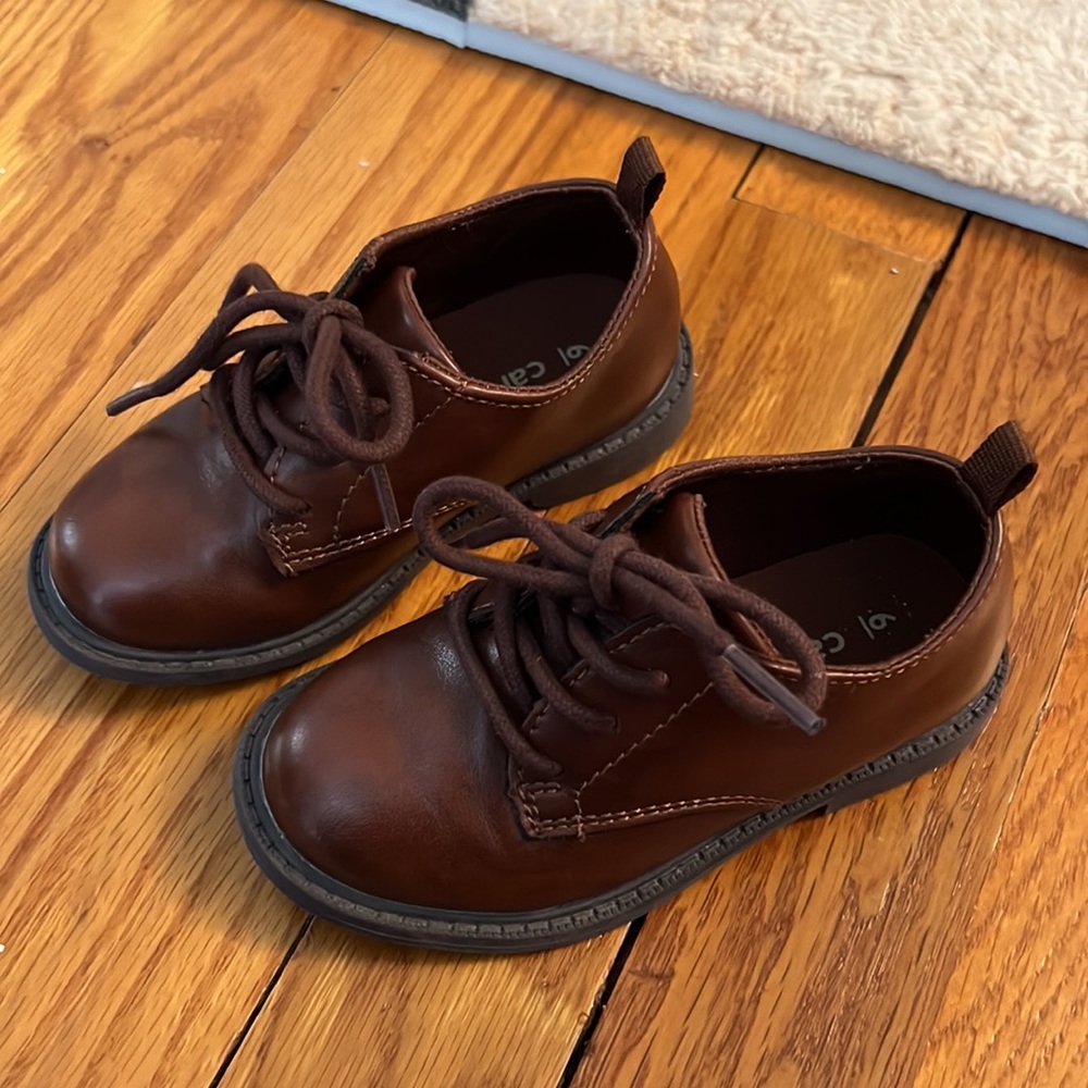 Carters brown dress shoes